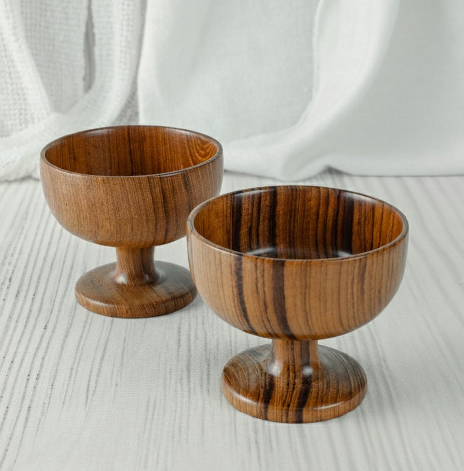 Sheesham Wood Ice Cream 1 Bowl – Premium Handmade Dessert Cup