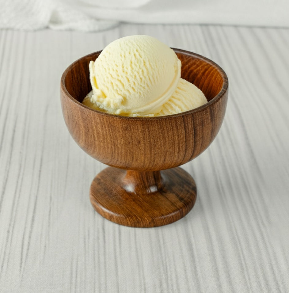 Sheesham Wood Ice Cream 1 Bowl – Premium Handmade Dessert Cup