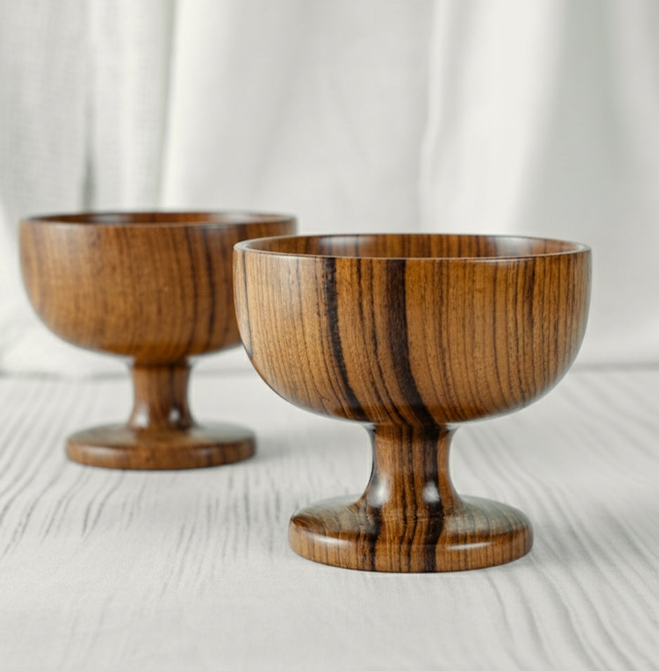 Sheesham Wood Ice Cream 1 Bowl – Premium Handmade Dessert Cup