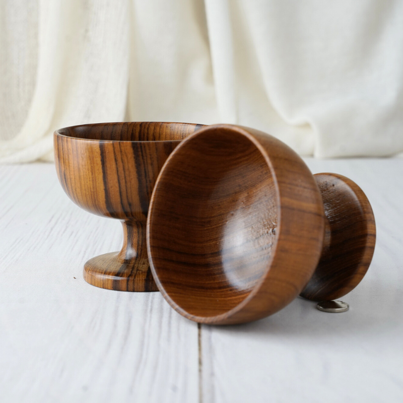 Sheesham Wood Ice Cream 1 Bowl – Premium Handmade Dessert Cup
